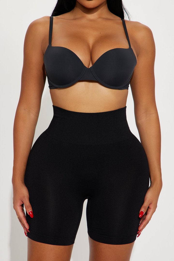 Smooth And Ready Seamless Boxer Brief Panty - Black