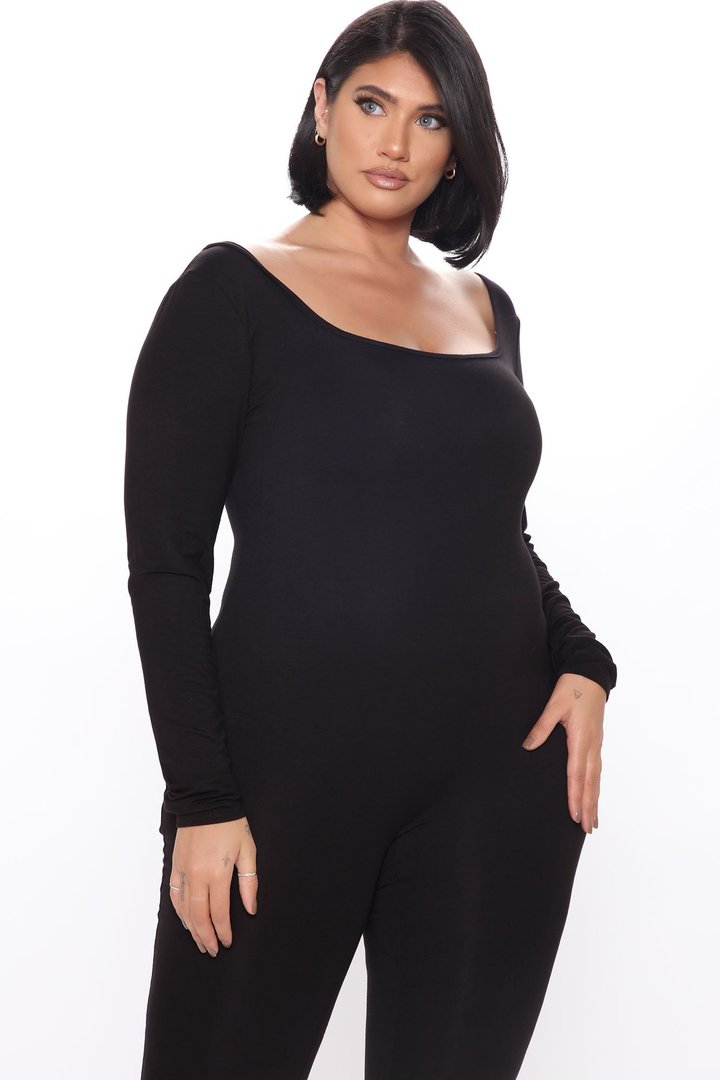Nova Season Long Sleeve Jumpsuit - Black