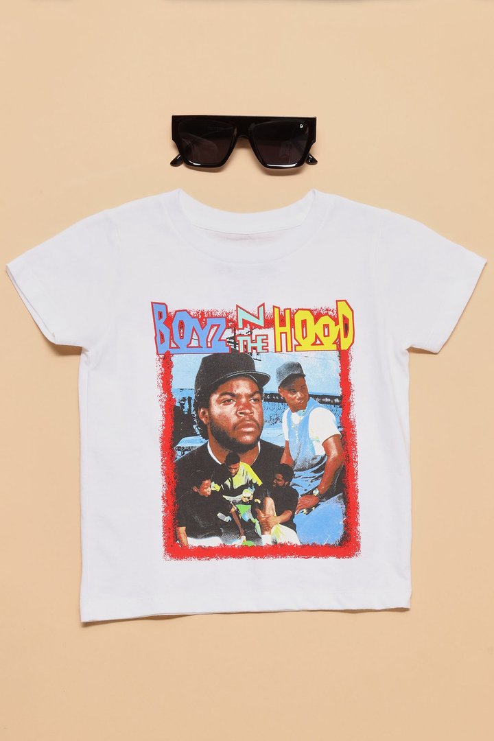 Mini Boyz N The Hood South Central Tee - White/combo