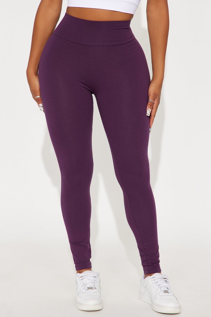 Running Around High Rise Legging - Plum