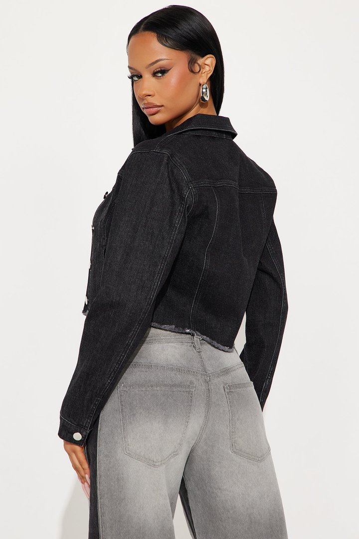 Not Your Father's Denim Jacket - Black Wash