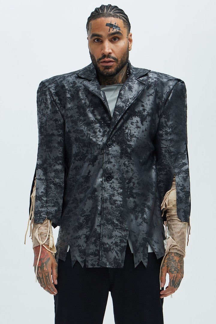 Monster Doctor Frank Costume - Black/Grey
