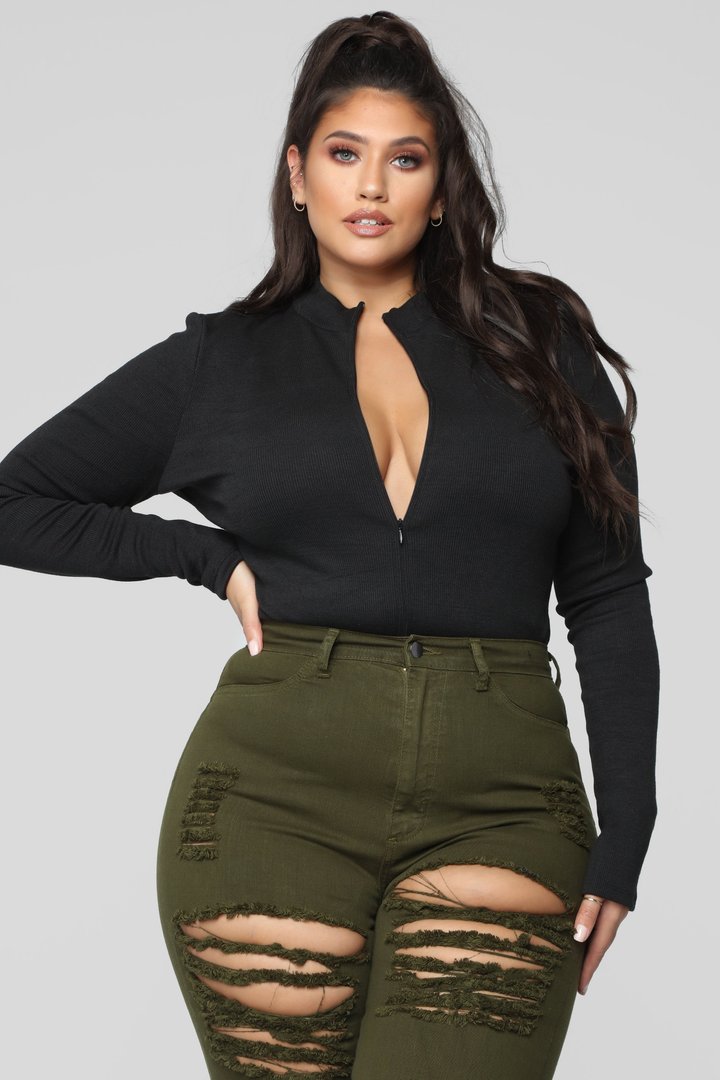 Grind Time Beyond Long Sleeve Bodysuit - Black