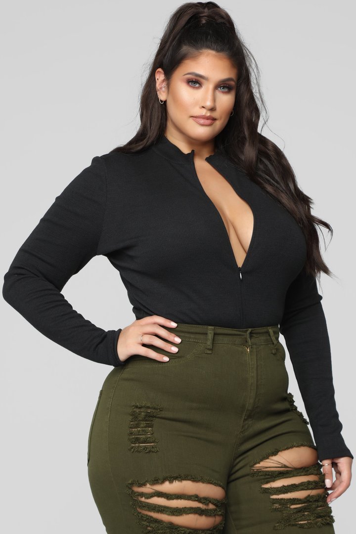 Grind Time Beyond Long Sleeve Bodysuit - Black