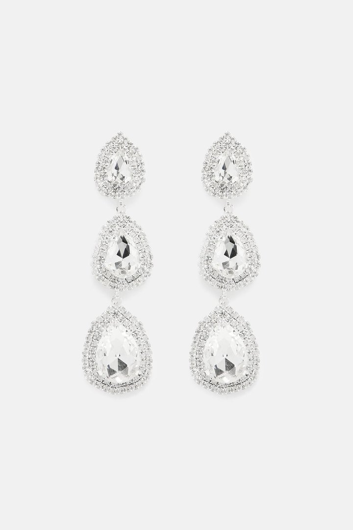 Give Me A Call Earrings - Silver