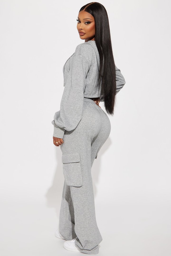 Never Blend In 3 Piece Pant Set - Grey