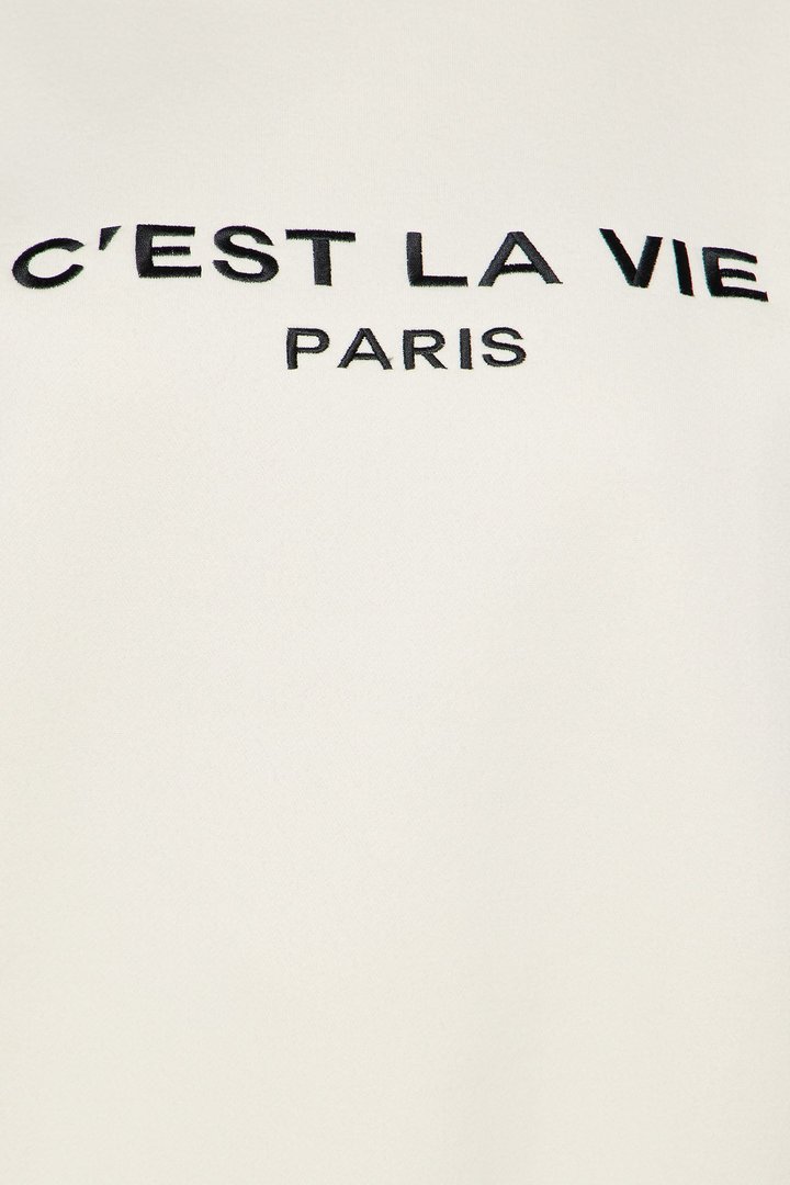 C’est La Vie Sweatpant Set - Off White
