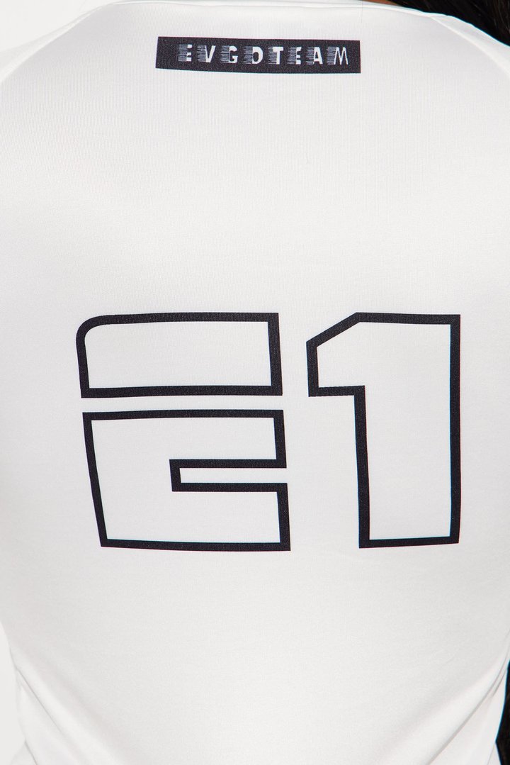 Speed Racer Long Sleeve Top - White