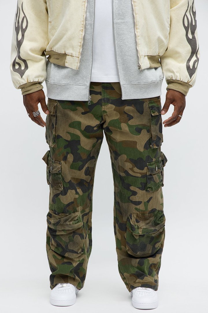 Baggy Bust That Mission Cargo Pant - Camouflage