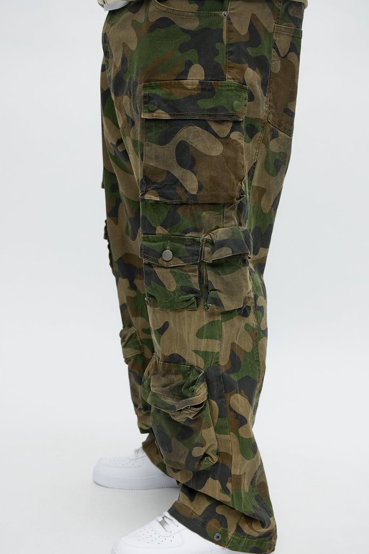Baggy Bust That Mission Cargo Pant - Camouflage