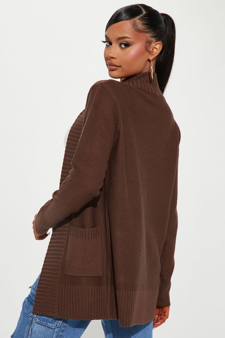 Moments After Cardigan - Chocolate