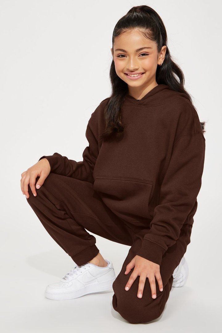 Mini Stole Your Toys Oversized Hoodie - Chocolate