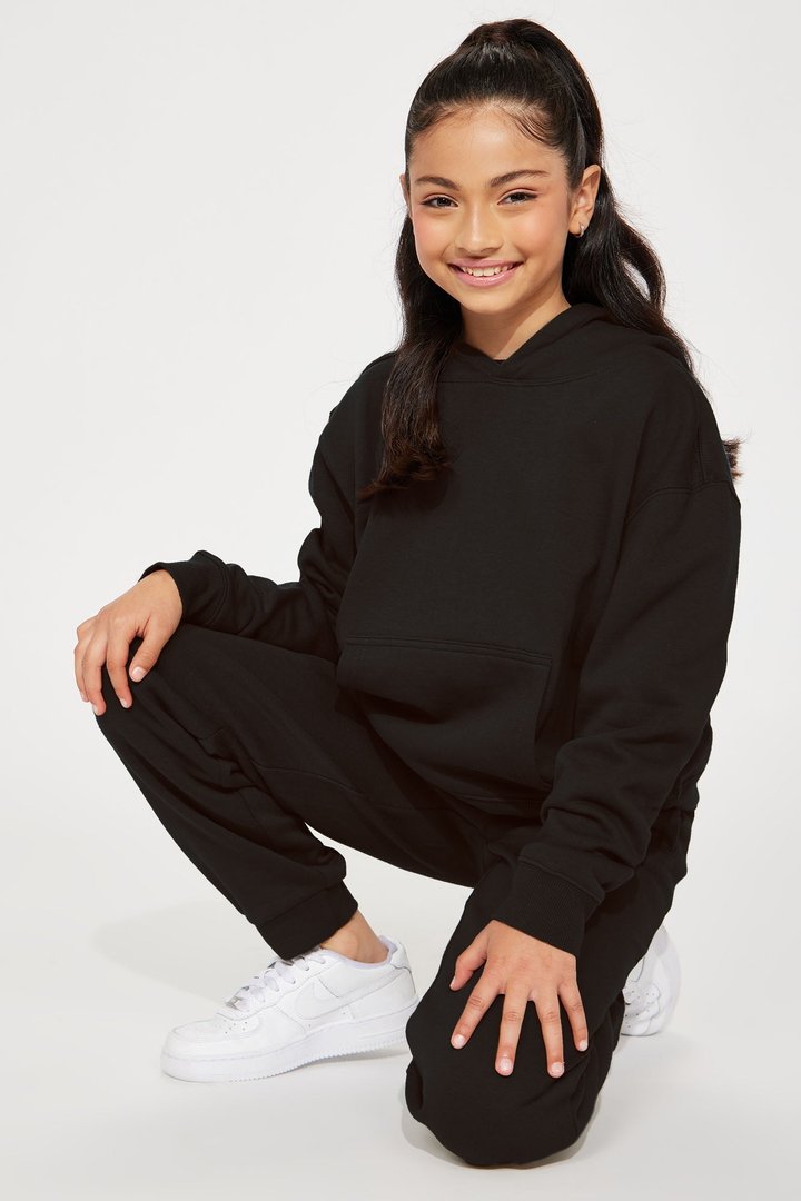 Mini Stole Your Toys Oversized Hoodie - Black