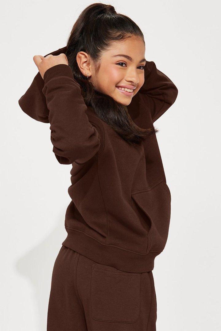 Mini Stole Your Toys Oversized Hoodie - Chocolate