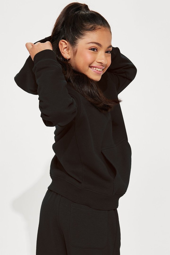 Mini Stole Your Toys Oversized Hoodie - Black