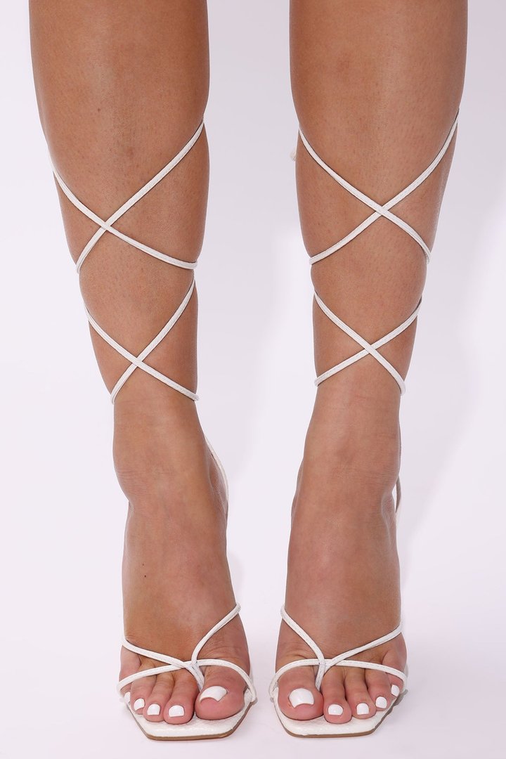 Heard Me Right Heels - White