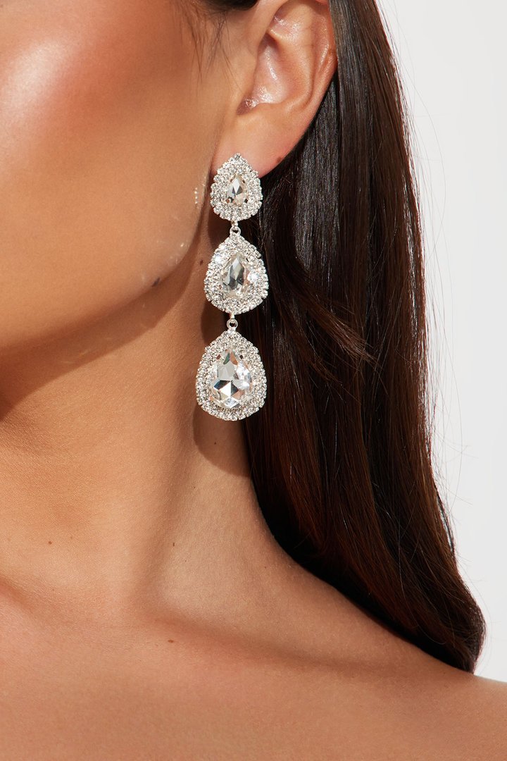Give Me A Call Earrings - Silver