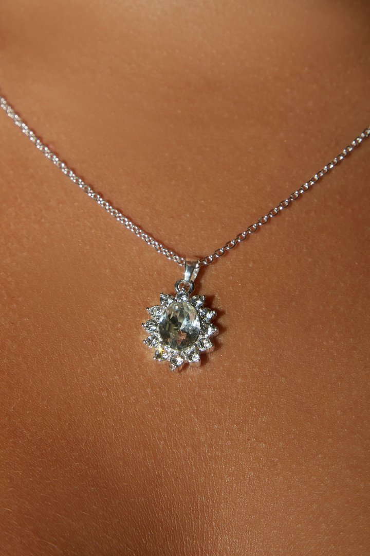 Cutie Alert Necklace - Silver