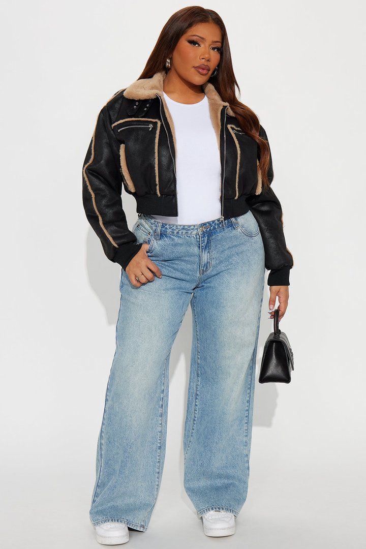 Fair Games Cropped Jacket - Khaki/combo
