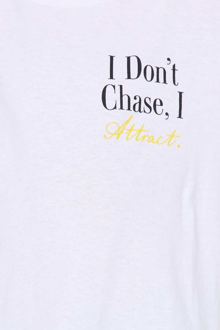 Mini I Attract Oversized Short Sleeve Tee - White