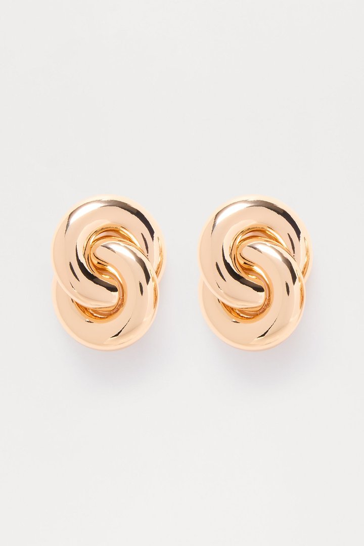 In Flow State Drop Earrings - Gold
