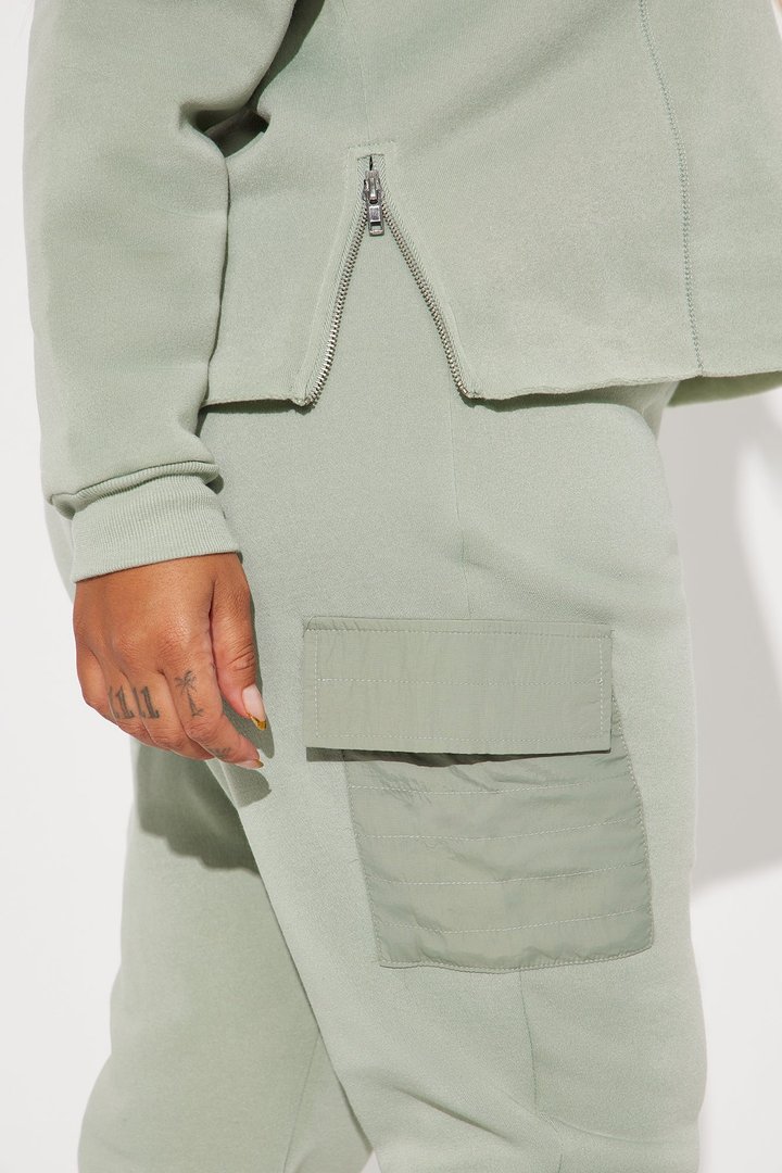 Dreamy Vibes Jogger Set - Green