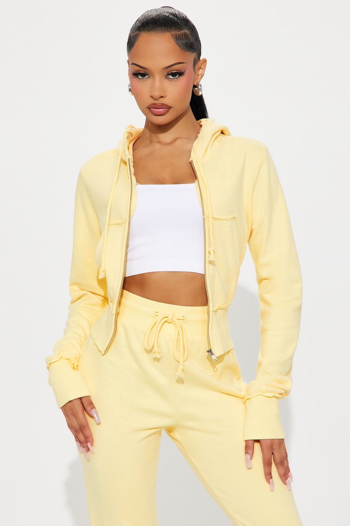 Mellow Moves Pant Set - Yellow