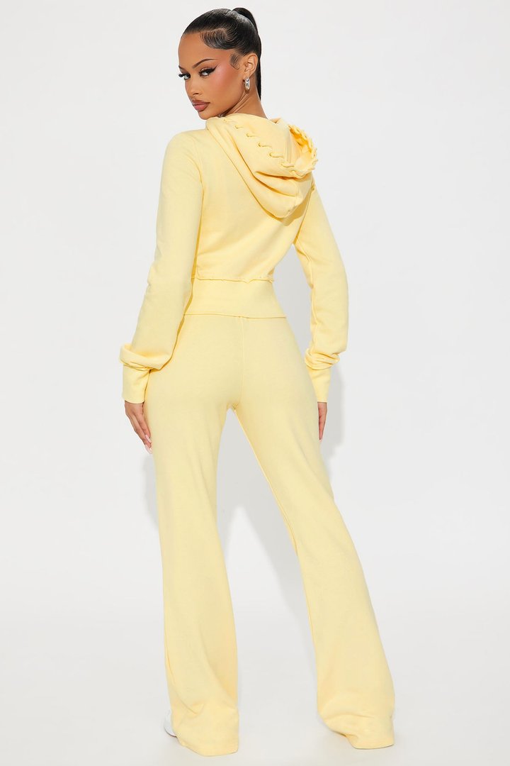 Mellow Moves Pant Set - Yellow