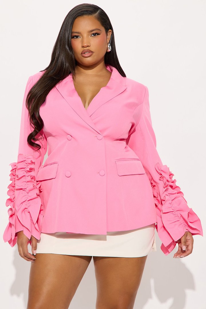 One Night In Spain Blazer - Pink