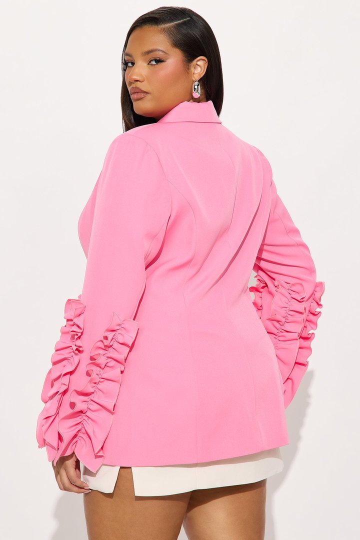 One Night In Spain Blazer - Pink