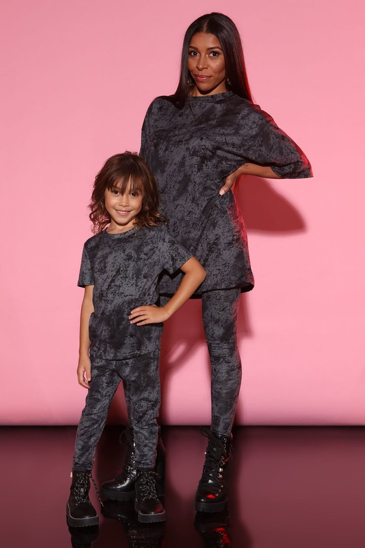 Mini Chelsea Legging Set - Black
