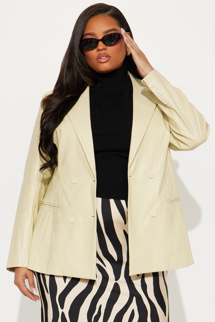 Phoebe Hourglass Blazer - Sage