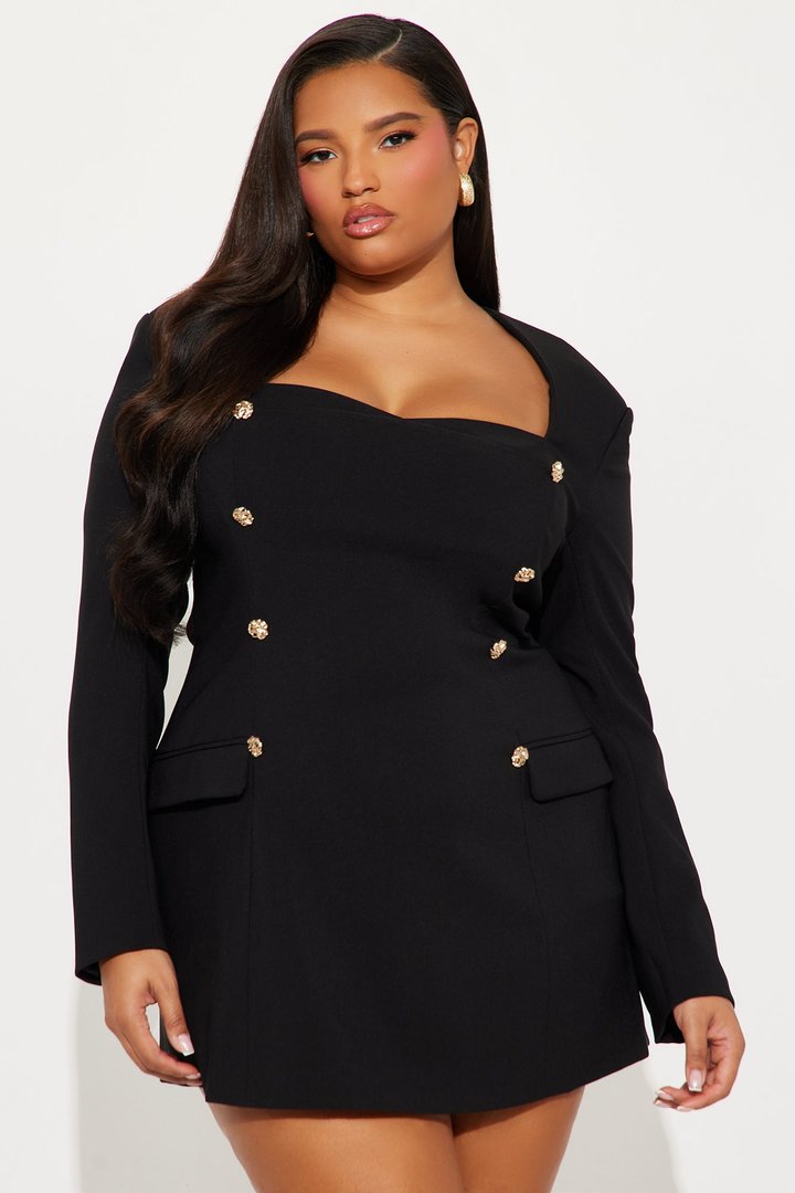 Classy Babe Mini Dress - Black