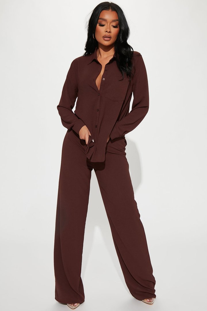 Makenzie Pant Set - Brown