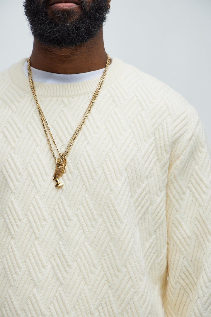 That Stuff Crewneck Sweater - Cream