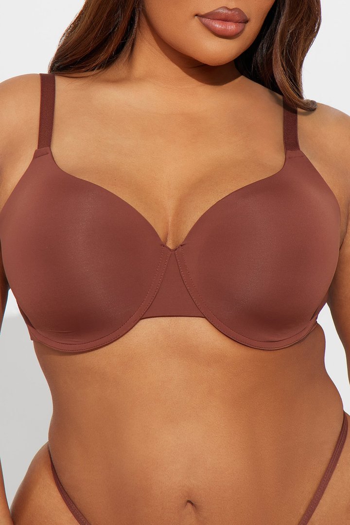 Nova T Shirt Bra - Chocolate