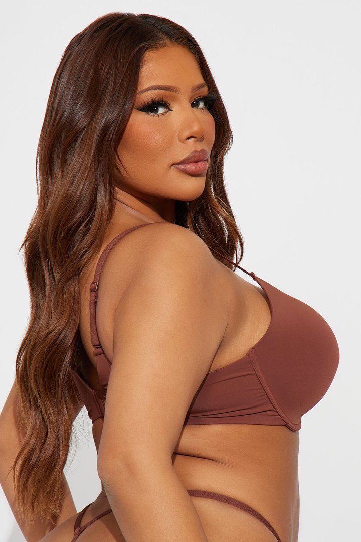 Nova T Shirt Bra - Chocolate