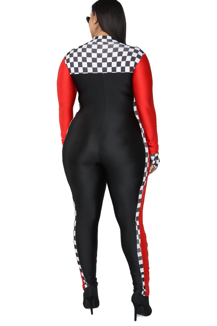 Burning Rubber 3 Piece Costume Set - Black