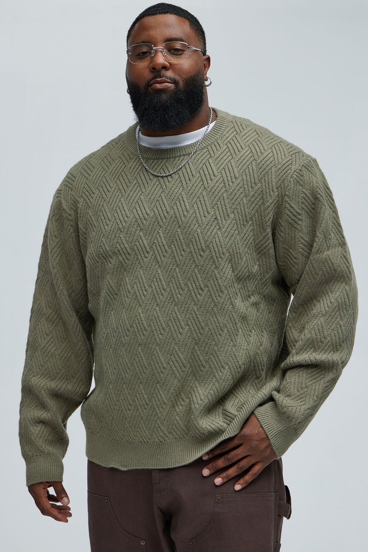 That Stuff Crewneck Sweater - Olive