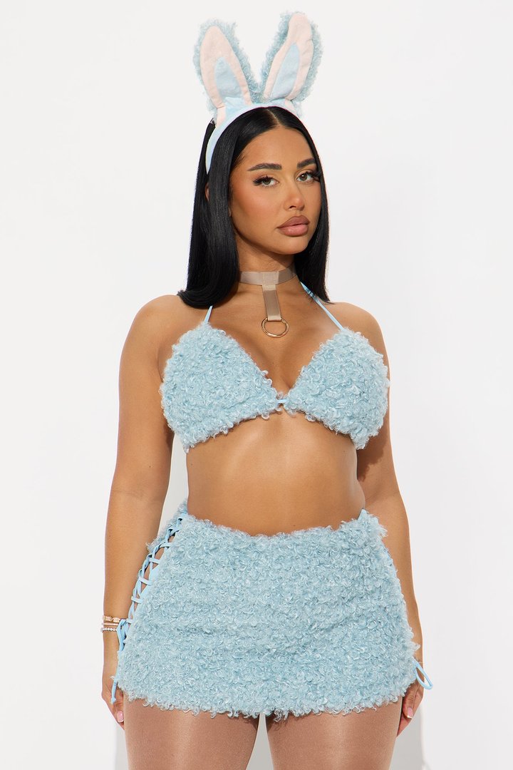 Boo Boo Monster 6 Piece Faux Fur Halloween Costume - Blue
