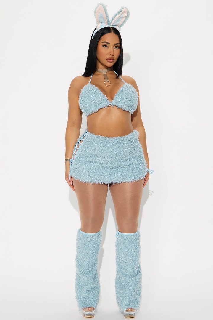 Boo Boo Monster 6 Piece Faux Fur Halloween Costume - Blue