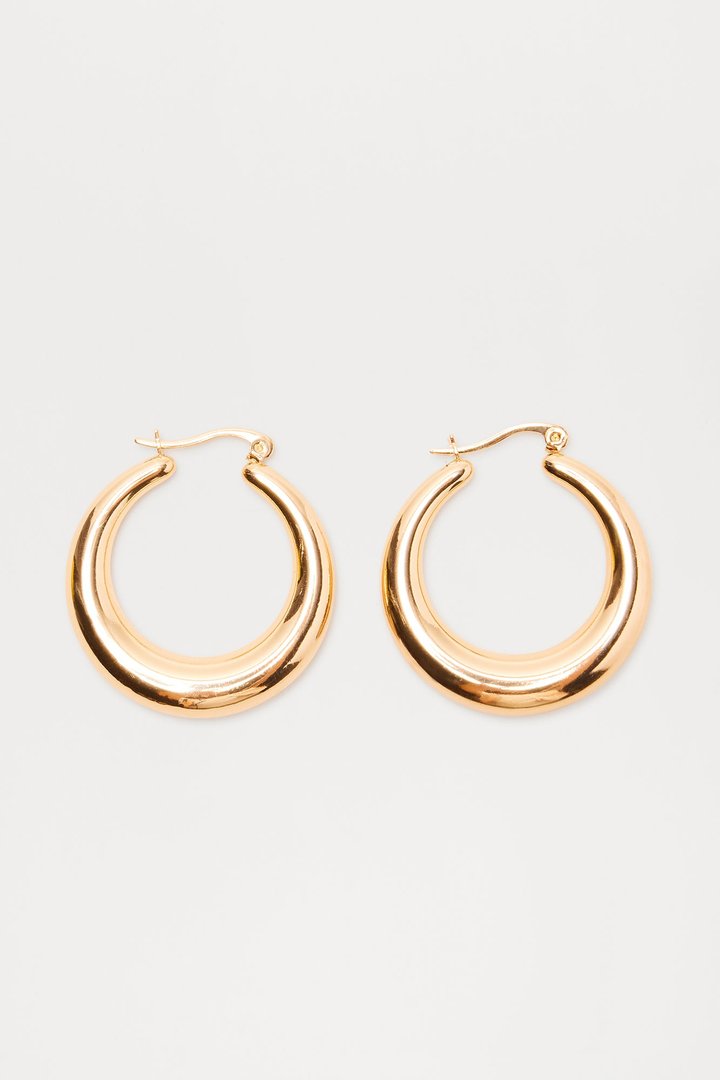 Alana Hoop Earrings - Gold