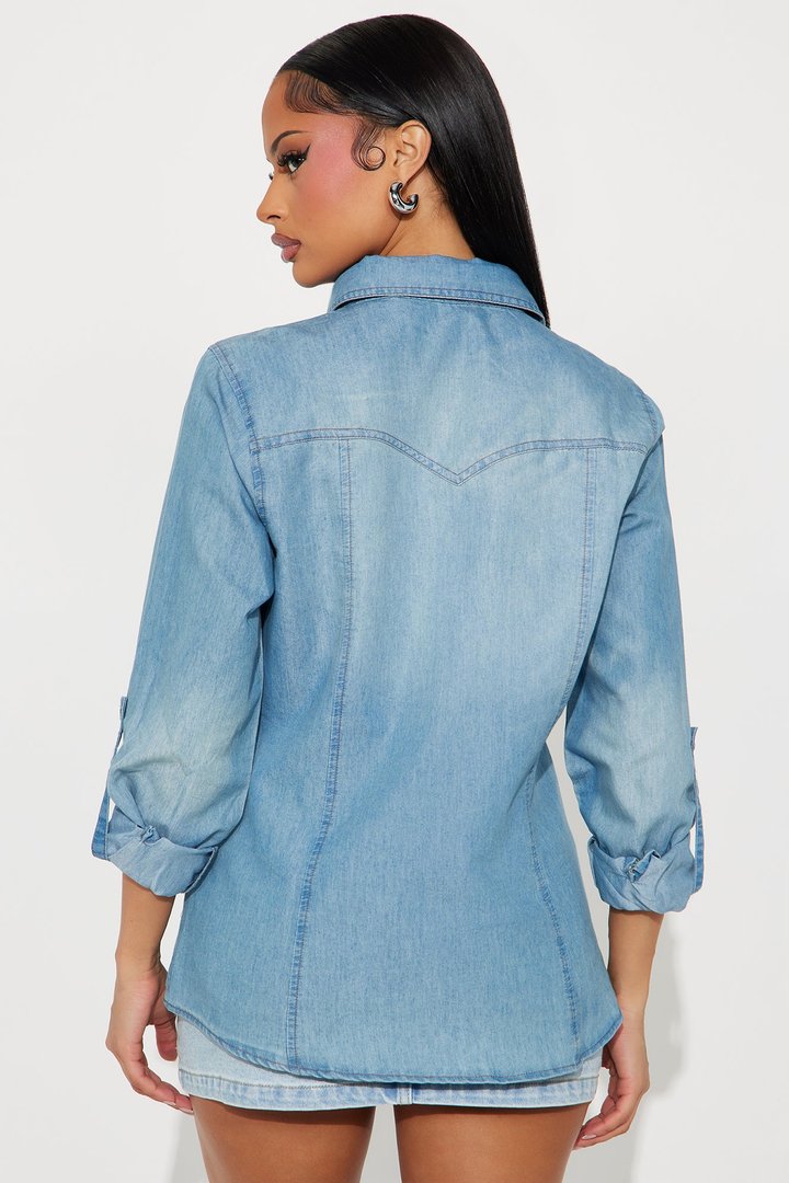 Blue Mood Denim Shirt - Medium Wash