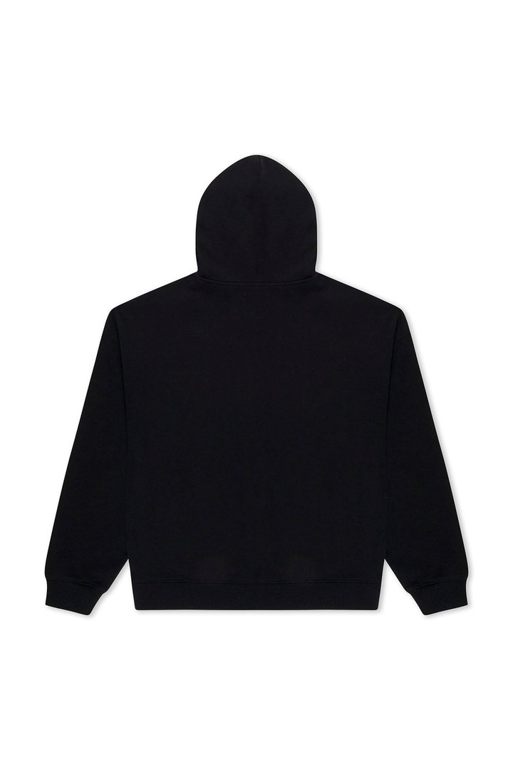 410 Oversized Zip Hoodie - Black