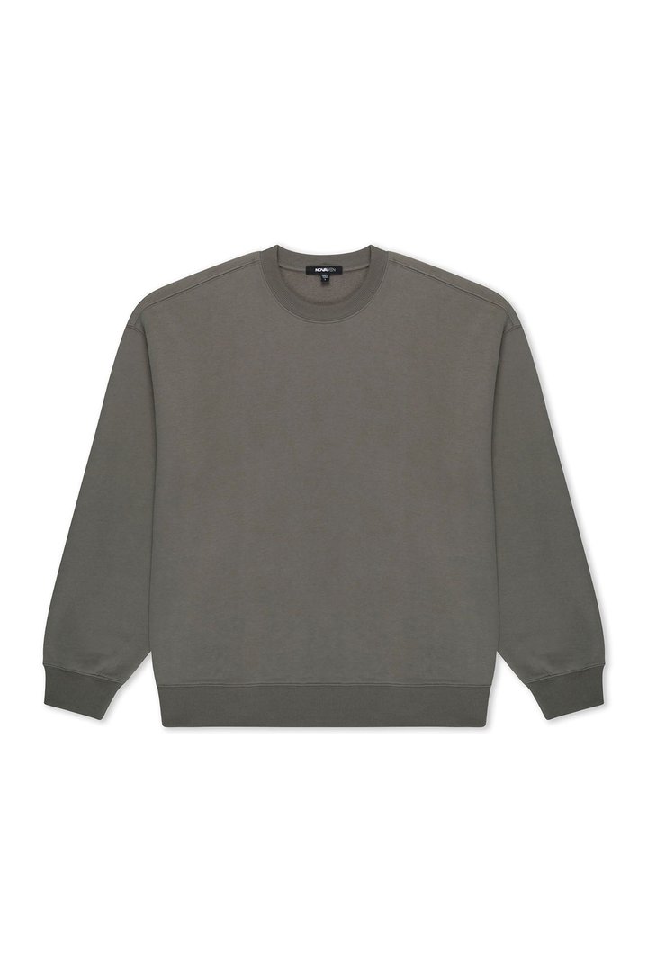 410 Oversized Crewneck - Moss Grey