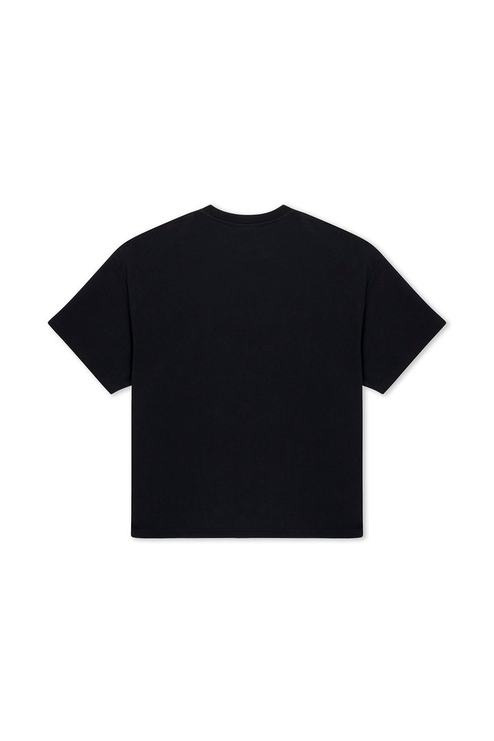 410 Oversized Fleece Tee - Black