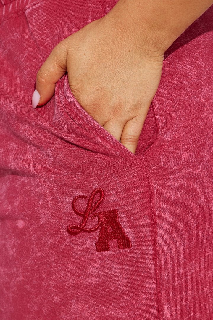 Adelle Lounge Pant Set - Magenta