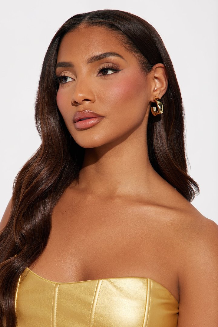 Pop Girl Earrings - Gold