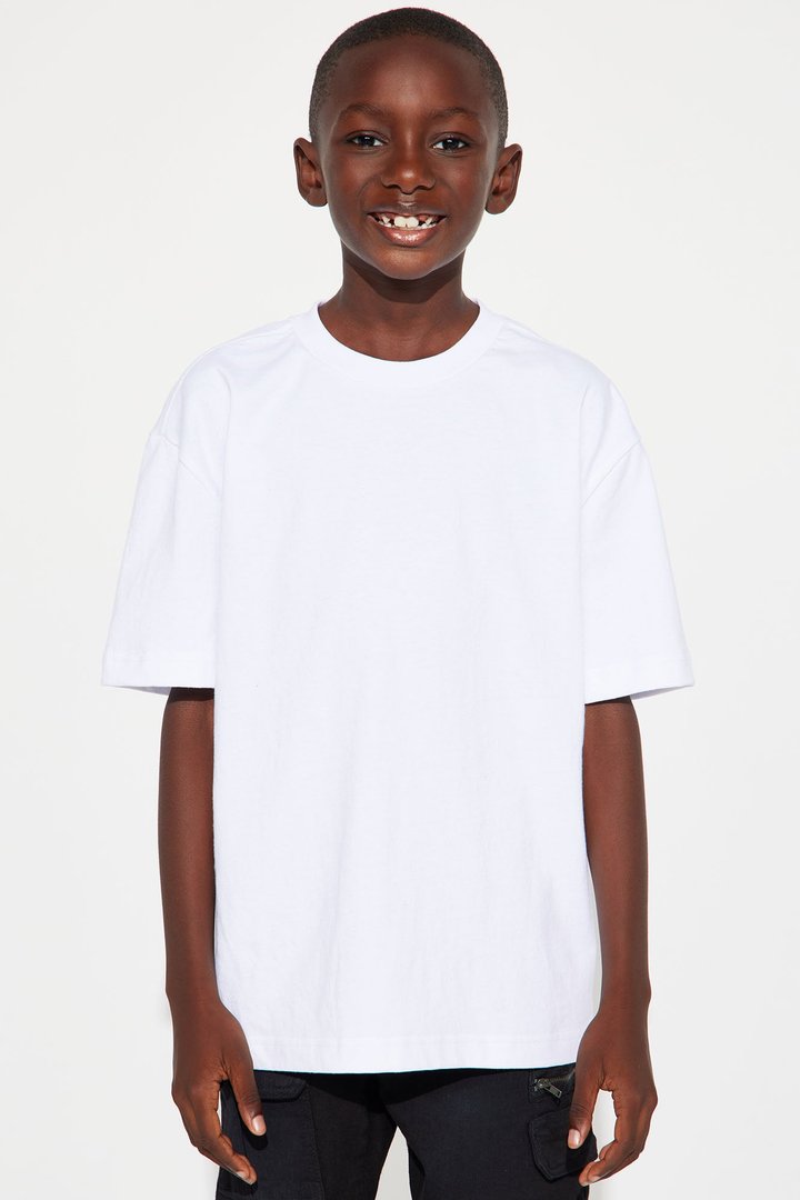 Mini Oversized Heavyweight Tee 240GSM - White