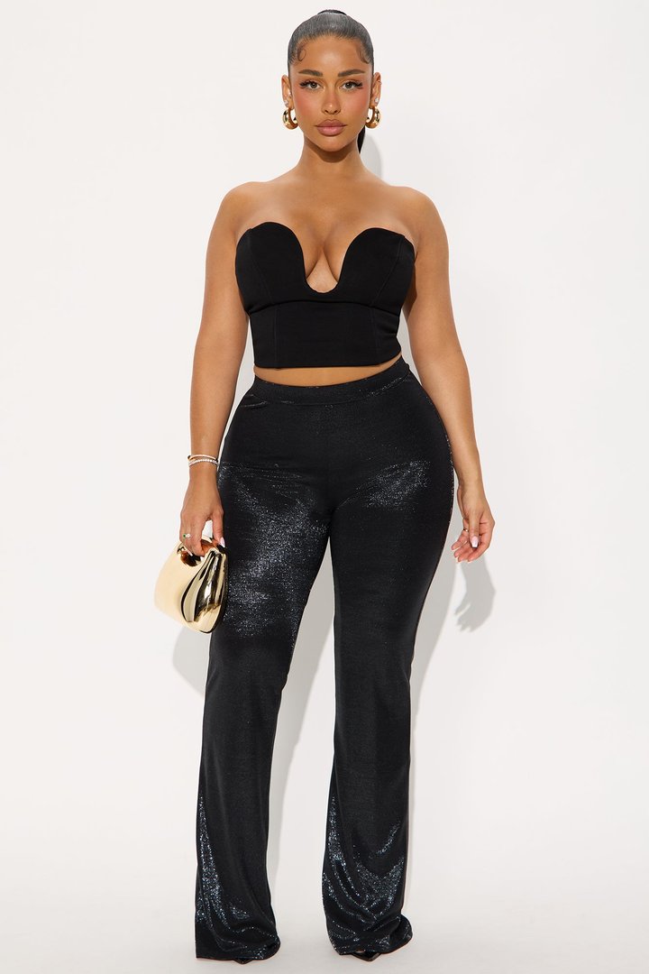 Mina Corset Top - Black
